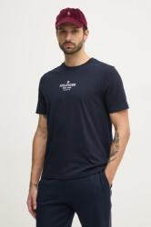 Tommy Hilfiger t-shirt sötétkék, férfi, nyomott mintás, MW0MW38980 - sötétkék M