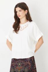 MEDICINE felső fehér, női, nyomott mintás - fehér XS - answear - 8 590 Ft