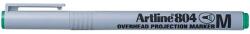 Artline OHP Non-Permanent marker ARTLINE 804, varf mediu, 1.0mm, verde (EK-804-GR)