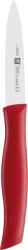 ZWILLING Cuțit pentru legume și fructe Twin Grip 9 cm roșu (38601-090-0)