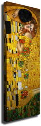 Wallity Reproducere tablou pe pânză Gustav Klimt The Kiss, 30 x 80 cm
