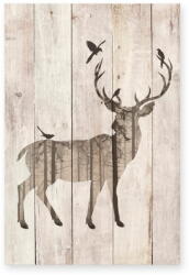 Really Nice Things Semn din lemn 40x60 cm Deer - Really Nice Things