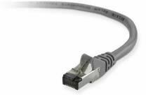 Belkin Cablu RJ45 Categoria 5e UTP Belkin 2m Cat5e STP Negru Gri 2 m