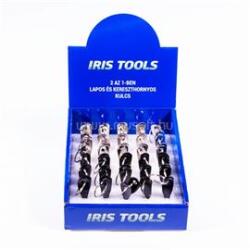 IRIS TOOLS DT-131 3 az 1-ben, lapos és csillagcsavarhúzós kulcstartó (DT-131) (DT-131)