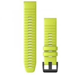 Garmin óraszíj Fenix 6 sárga szilikon (QuickFit 22) (010-12863-04)