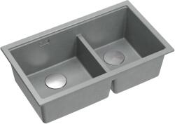 Quadron Logan chiuveta graniteq 76x45 cm gri/grafit/onix HQL7645U5_BS_U (HQL7645U5BSU) Chiuveta