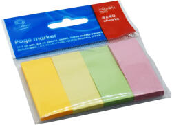 Jelölőcímke 20x50mm, 4x40lap, papír, vegyes pasztell színek Bluering® - tobuy