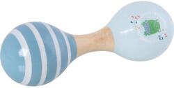 Goki Дървен музикален инструмент Goki - Двойна маракаса, жаба, 14.5 cm (61860) - ozone