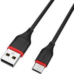 BOROFONE BX17 Enjoy USB - USB Type-C kábel 3A 1m fekete