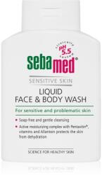 sebamed Face & Body Wash Sensitive Skin lotiune delicata pentru spalarea fetei si a corpului pentru piele sensibila 200 ml