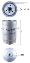 MAHLE filtru combustibil MAHLE KC101 (KC101)