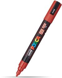 uni Marker UNI Posca PC-5M, varf 1.8 - 2.5 mm, Rosu Rubin/Ruby red (M1406)