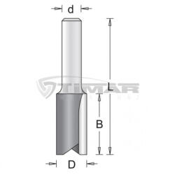 HiKOKI (Hitachi) 754132 Profilmaró egyenes csap: 12mm, hossz: 19mm, átmérő: 8mm