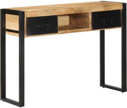 vidaXL tömör nyersfa mangófa tálalóasztal 100 x 35 x 75 cm (4015927)