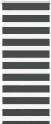 vidaXL zebrafüggönnyel fekete szövetszélesség 60, 9 cm poliészter (4014202)