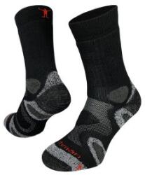 Northman Trekking Mid Merino Crew (TMMC) Șosete Negru/Gri 39-41 EU