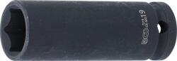 BGS technic 9-7219 1/2"-os 6 lapú gépi dugókulcs fej, hosszított kivitel, 19 mm (9-7219)