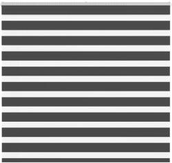 vidaXL zebrafüggönnyel fekete szövetszélesség 150, 9 cm poliészter (4014246)