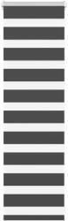 vidaXL zebrafüggönnyel fekete szövetszélesség 50, 9 cm poliészter (4014200)