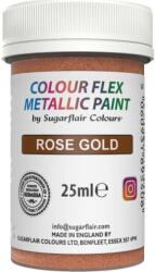 Sugarflair Colours Gélfesték metál rózsaarany 25ml - Sugarflair (T7713)