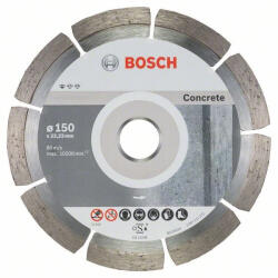 Bosch gyémánt vágótárcsa ST betonhoz 150 x 22, 23 x 2 x 10 mm (10 db) 2608603241 (2608603241)