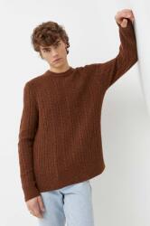 Abercrombie & Fitch pulóver meleg, férfi, barna - barna L