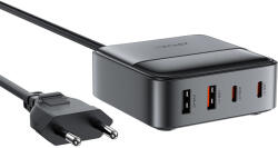 ACEFAST Z6 GaN Hálózati Töltő 65W - 2x USB-A + 2x USB-C - Fekete (Z6)