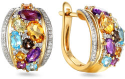 Heratis Forever Arany fülbevaló 4, 01 ct-os Luana drágakövekkel IZBR284NN