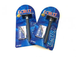 Lord 2 x LORD Hagyományos Borotvakészülék + 2 x 5db borotvapenge LP1823 AKCIÓ!