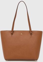 Lauren Ralph Lauren bőr táska - bézs Univerzális méret - answear - 77 990 Ft