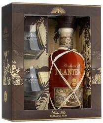  Planteray XO 20th Anniversary rum 0, 7L 40% pdd. + 2db pohár - mindenamibar