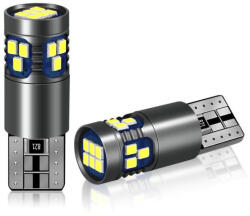 Autolife LED T10 W5W 2db-os fehér 18db SMD LEDDEL 12/24V Can-Bus 19049