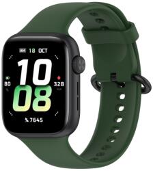  SILICONE Cserélhető szíj Honor-hoz Watch 5 sötétzöld