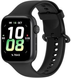  SILICONE Cserélhető szíj Honor-hoz Watch 5 fekete