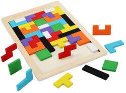 Tetrisz puzzle fa játék