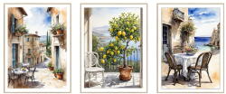 knor Tablouri 3 buc. 30x40 cm Tuscany - knor
