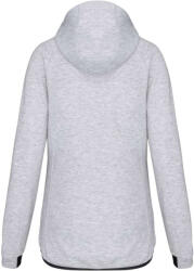 Proact PA359 Női kapucnis cipzáras vastag sztreccs pulóver Proact, Ash Heather-L (pa359ash-l)