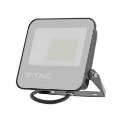 V-TAC LED reflektor 50W 4000K 160 L/W Fekete házas, Szürke matt üveggel, 1 m hosszú vezetékkel -23694 (23694)