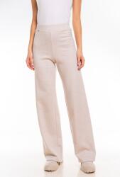 Hermosa Pantaloni uni tricotati, ALANIA, crem