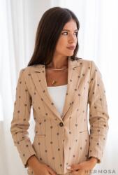 Hermosa Sacou Claudia din gabardin Bej