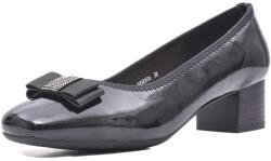 KARISMA Pantofi eleganti piele lacuita cu toc comod, X4X450053A 01-L