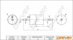 Dr! ve+ filtru combustibil Dr! ve+ DP1110.13. 0022 (DP1110.13.0022) - automobilus