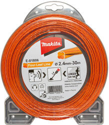 Makita E-01806 Négylevelű, narancs damil 2, 4 mm, 30 m (E-01806)