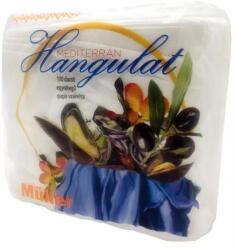  Szalvéta 1 rétegű 30 x 30 cm 100 lap/csomag fehér Mediterrán hangulat - tobuy