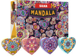 Radír, mandala, 36 db/display, Silka
