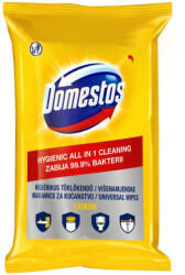  Nedves törlőkendő fertőtlenítő hatással 60 lap/csomag Domestos citrom - tobuy