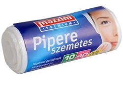  Szemeteszsák pipere 10 liter 34 x 44 cm 45 db/tekercs Mazzini Premium fehér