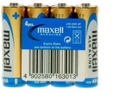 Elem AA ceruza LR6 zsugorfóliás alkaline 4 db/csomag, Maxell