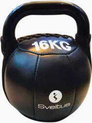 Sveltus Kettlebell Sveltus Soft PU 16 kg fekete