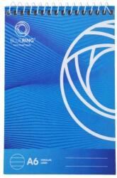 Jegyzettömb spirálozott, A6, 60lap, Bluering® vonalas - tobuy